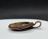 Stick Agate Pendant in Copper with a variety of intriguing patterns and colors. 