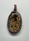 Stick Agate Pendant in Copper with a variety of intriguing patterns and colors. 